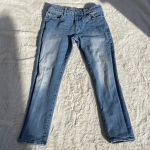 American Eagle Slim Jeans – Size 31x30 | Extreme Flex 4 | Light Wash | FLAWED